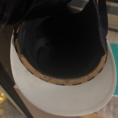 立花三つボタン当時物バイクヘルメットの画像