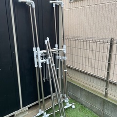 [商談中]ステンレス製室内物干し　大型　直接引き取りのみ　埼玉県志木市