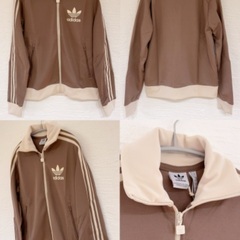 新品☆adidas Lサイズ クラシック トラック トップ トレースブラウンの画像