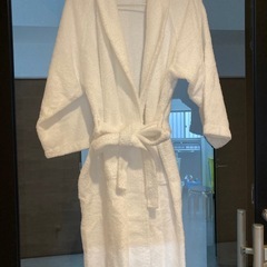 タオル地のバスローブの画像