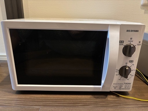 【お譲り先確定】アイリスオーヤマ電子レンジ　IMB-T176-5-W