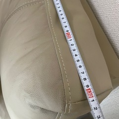 本革２人掛けソファ(ニトリ)　の画像