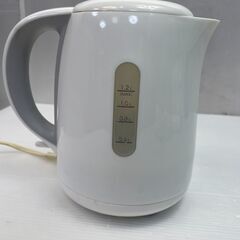 ★動作〇★ 電気ケトル ニトリ SN-3228 WH 2017年製 クエン酸洗浄済の画像