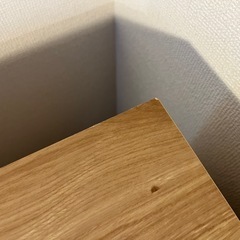 【お譲り先決定】飾り棚 ボックス シェルフ フラップ扉 カラーボックス の画像