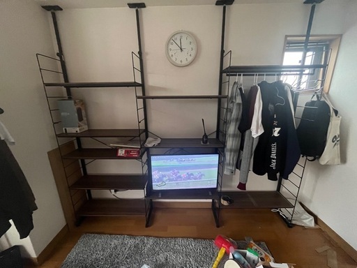 突っ張り壁面収納Nポルダ3つセット