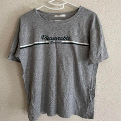エヘカソポ グレー 半袖Tシャツ