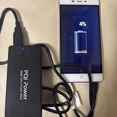 SIMフリー BladeV580 シルバー　バッテリー付きの画像
