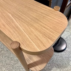 《売約済》【池上店】【～4/14限定SALE！店内全品20%お値引き！】 IKEA イケア 廃盤品 LISTERBY リステルビー コンソールテーブル ホワイトステイン オーク テーブル サイドテーブル コンパクト ナチュラル 木製　の画像
