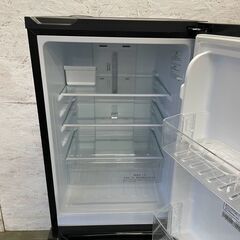 【Hisense】ハイセンス 冷凍冷蔵庫 2ドア HR-D15CB 2019年製 150L 冷蔵104L 冷凍46L ブラック 生活家電 動作確認済 冷蔵庫 キッチン家電 Y1133の画像
