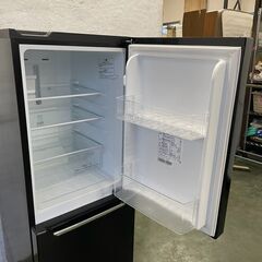 【Hisense】ハイセンス 冷凍冷蔵庫 2ドア HR-D15CB 2019年製 150L 冷蔵104L 冷凍46L ブラック 生活家電 動作確認済 冷蔵庫 キッチン家電 Y1133の画像