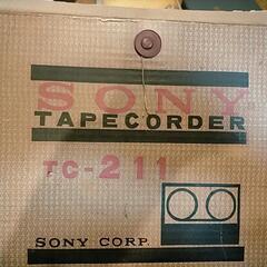 決定　SONYテープレコーダー　TC-211の画像