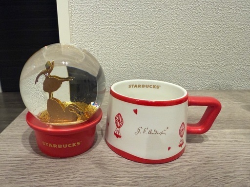 【未使用】Starbucks カップ・スノードームセット