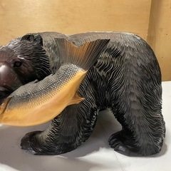 木彫り熊　2体　北海道　木彫り　熊　クマ　の画像