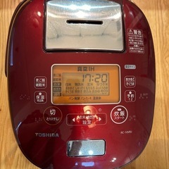 【売却済】東芝炊飯器5.5合炊き
