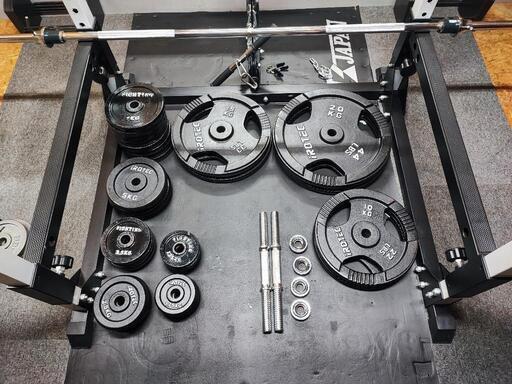 バーベル セット IROTEC（アイロテック）バーベル ダンベル 140KG 