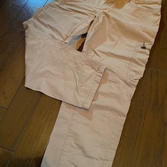 OZOCワールドタケオキクチ7分丈カーゴワークパンツベージュ38M コットン チノパン　サブリナパンツの画像