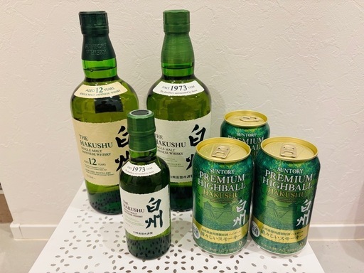 \u003c未開栓\u003e白州　サントリー　12年　1本、\u003c未開栓\u003e 白州　NV 1本　サントリー　\u003c未開栓\u003eミニボトル　白州　1本、白州ハイボール 3EA