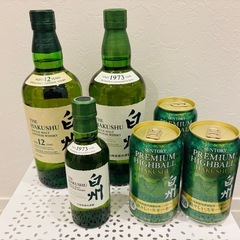 <未開栓>白州　サントリー　12年　1本、<未開栓> 白州　NV...