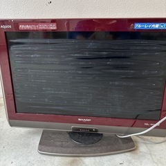 ジャンク　シャープDVD内蔵TV  