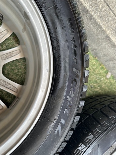 14インチ　スタッドレス　4-100 +50 175/65R14 中古