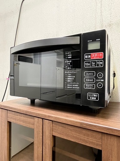 激安販売!! 人気のフラットタイプ Haier 電子レンジ 2023年 KS-MW22F18 Hzフリー