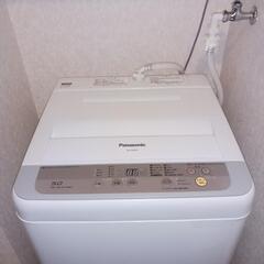 決定【無料】Panasonic 縦型洗濯機 5.0kg 給水ホース付き