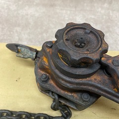 中古品 KITO レバーブロック 750kg 3/4t チェーンブロック レバブロ 荷締め 固定 の画像