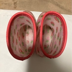 ピンク　長靴　サイズ16の画像