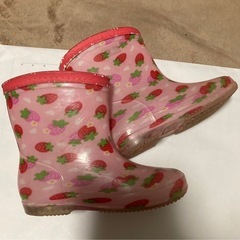 ピンク　長靴　サイズ16の画像
