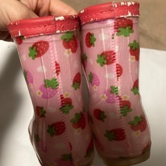 ピンク　長靴　サイズ16の画像