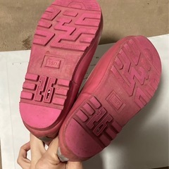ピンク　長靴　サイズ16の画像