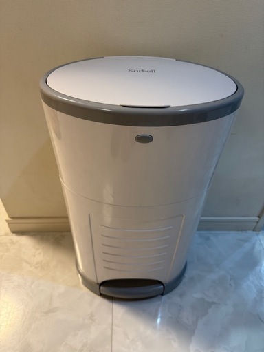 ★美品★オムツポット 日本育児 Korbell 取替ロール 付き 