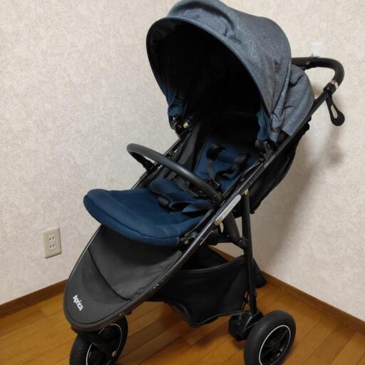 【美品】Aprica(アップリカ) 3輪ベビーカー スムーヴ プレミアム AC SMOOOVE Premium AC