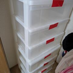 【取引中】衣装ケース　3段　ふたつあります