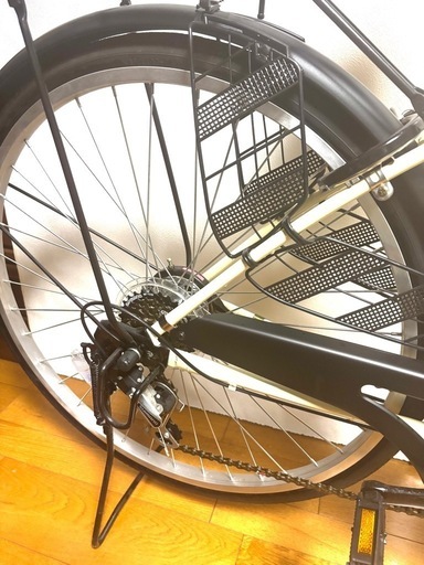 MUVERシティサイクルクリーム色26インチ