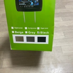 車用LCDスクリーン付きヘッドレスト！ 状態: 完全良好 カラー: ブラックの画像