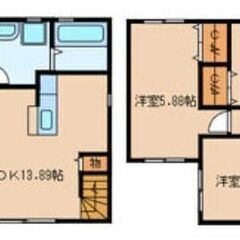 🏡駐車場1台無料　2F建て賃貸戸建て　南区若久🏡 - 福岡市
