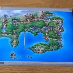 ポケモンカントー地方】カントー地方のタウンマップ の展示中