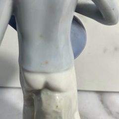 ☆値下げ☆A2503-544 陶器人形 ギター 少年 汚れありの画像