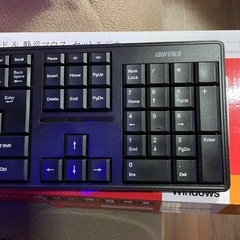 BUFFALO 無線(2.4GHz)キーボード 中古 
ブラック BSKBW100SBKの画像