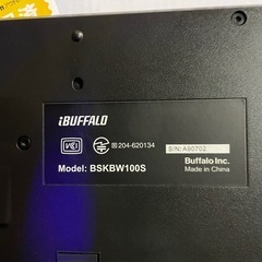 BUFFALO 無線(2.4GHz)キーボード 中古 
ブラック BSKBW100SBKの画像