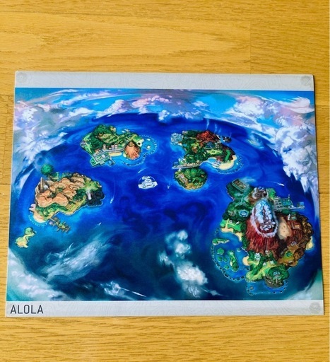 ポケモン　アローラ地方　ポスター