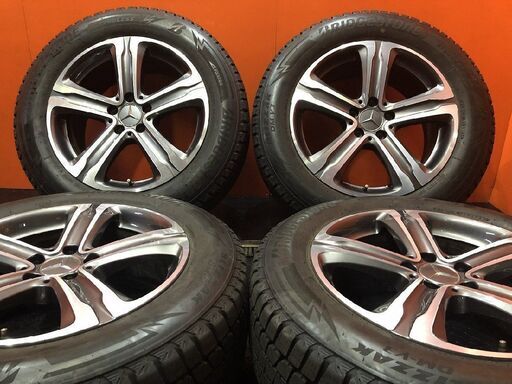 【BS BLIZZAK DM-V3 235/60R18】スタッドレス【ベンツ GLC X253 純正ホイール 18インチ 8J5HPCD112+38】20年製 バリ溝　(VTO080)