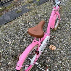 16インチ　折りたたみ子供車の画像
