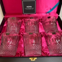 未使用　HOYA クリスタルグラス 6個セット