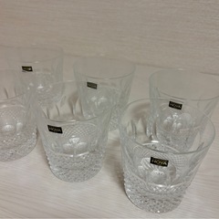 未使用　HOYA クリスタルグラス 6個セットの画像