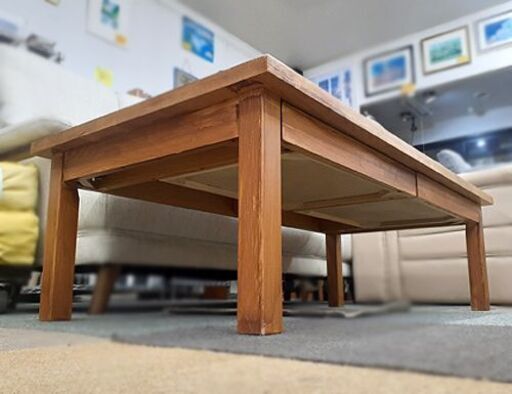 無印良品 MUJI オーク材 木製ローテーブル リビングテーブル 無印良品