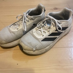 子ども　スニーカー　adidas　24.5cmの画像