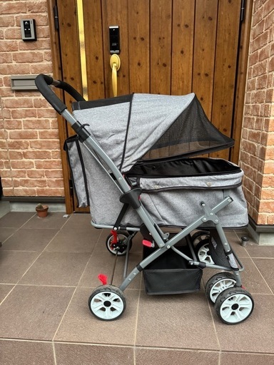 決まりました【ペットカート】美品 ワンタッチ 軽量 小型犬 中型犬 多頭飼い