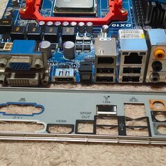 【中古動作確認品】GIGABYTE GA-MA780G-UD3H　ATXマザーボード　AMD Phenom Ⅱ　HDZ550WFK2DGI付きの画像